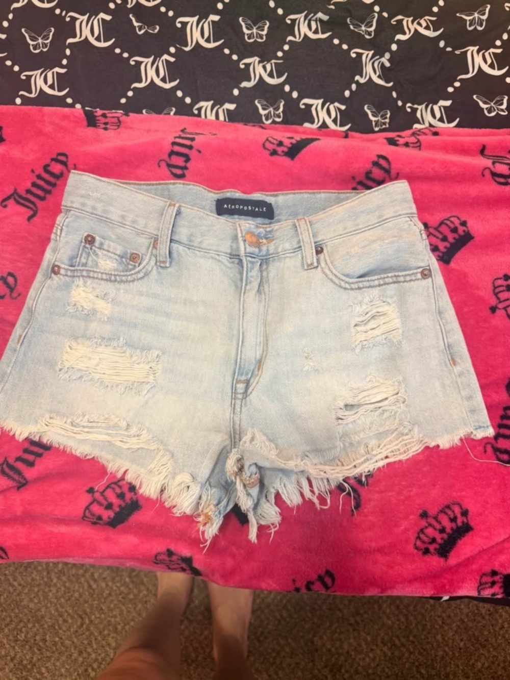 Aeropostale high rise vintage shorty shorts